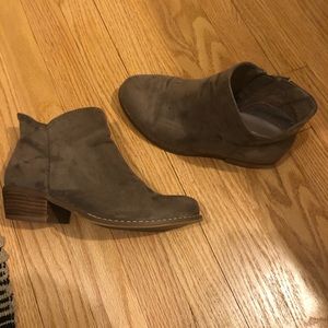 Adorable little suede booties